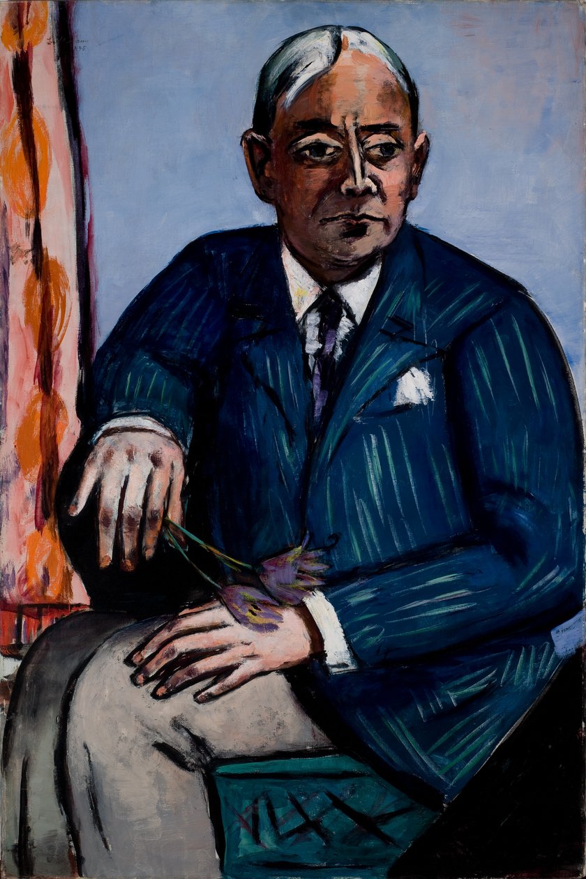 Portræt af Ludwig Berger af Max Beckmann