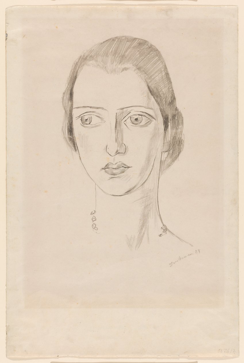 Portræt af Marie-Louise von Motesiczky af Max Beckmann