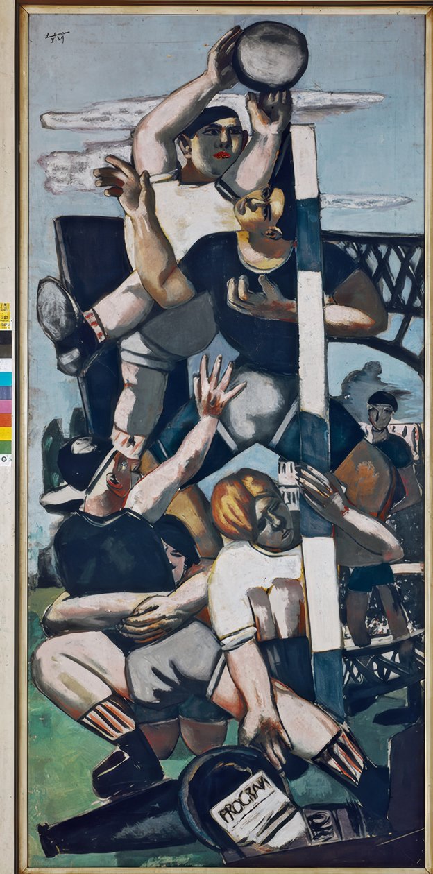 Rugby spiller af Max Beckmann
