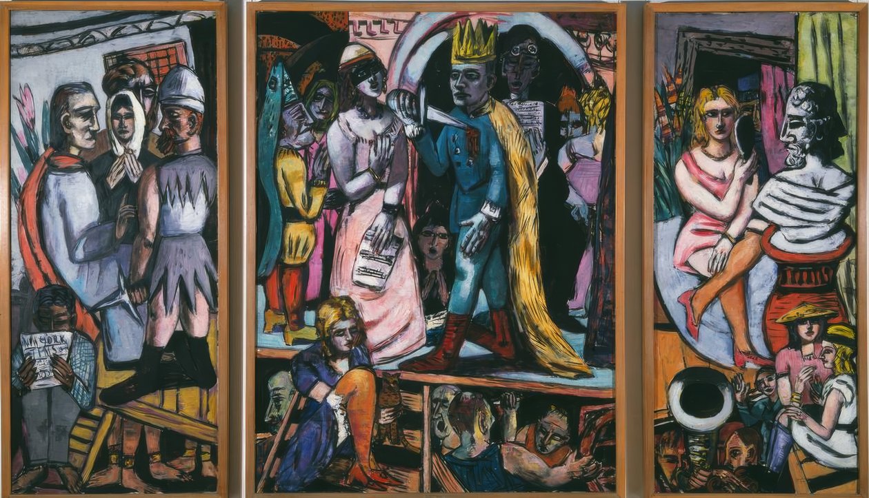 skuespiller af Max Beckmann