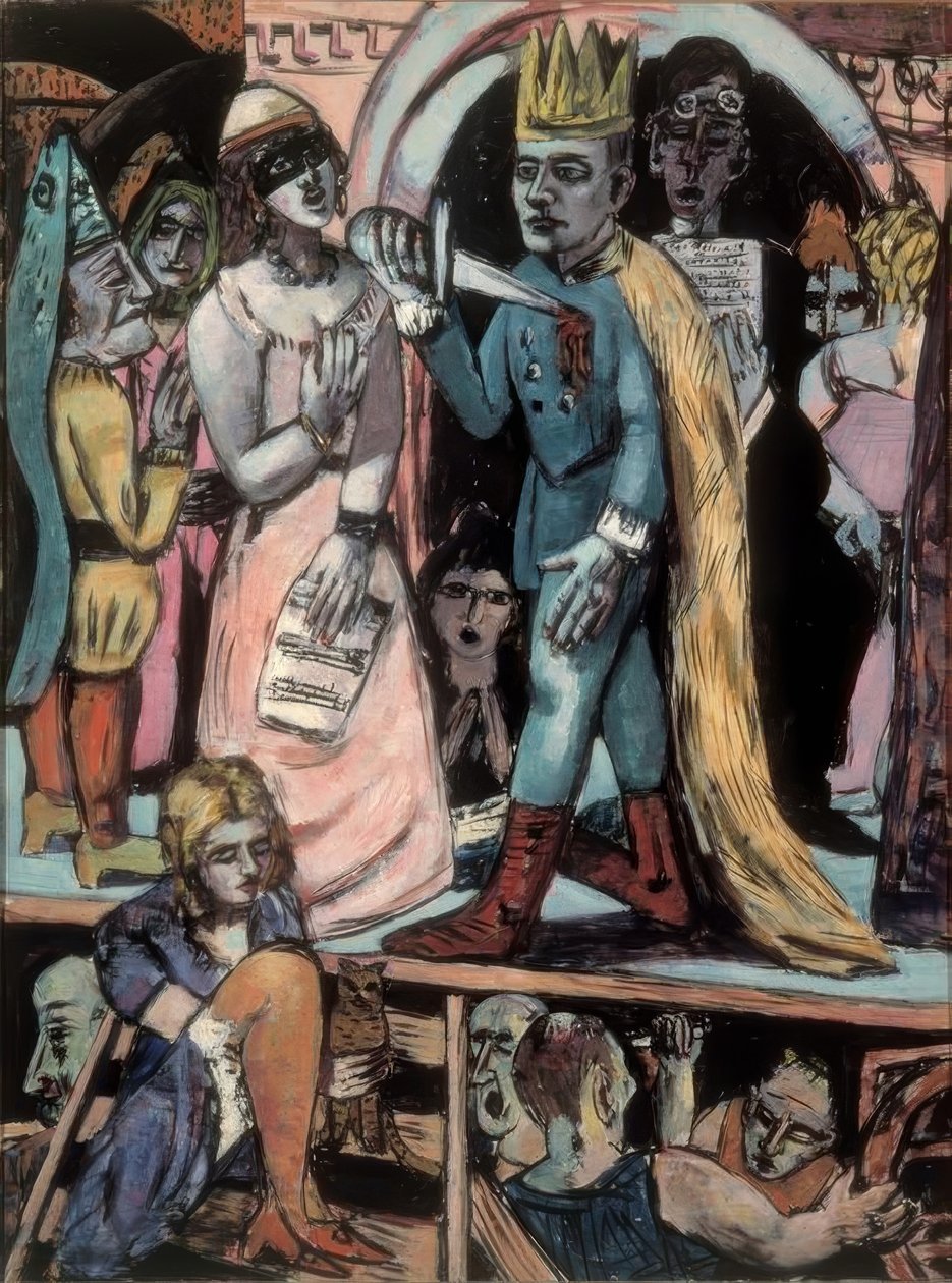 skuespiller af Max Beckmann