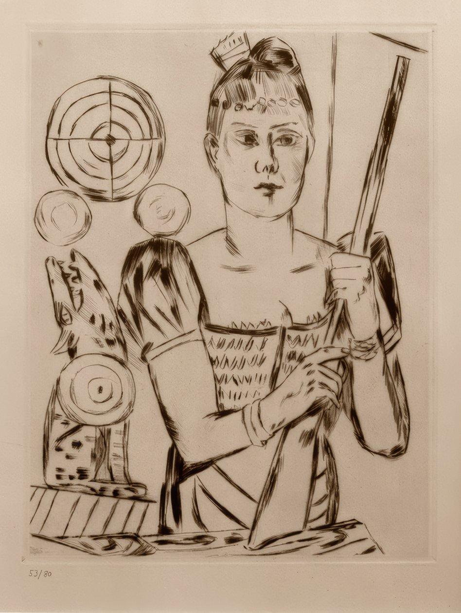 Skydebane af Max Beckmann