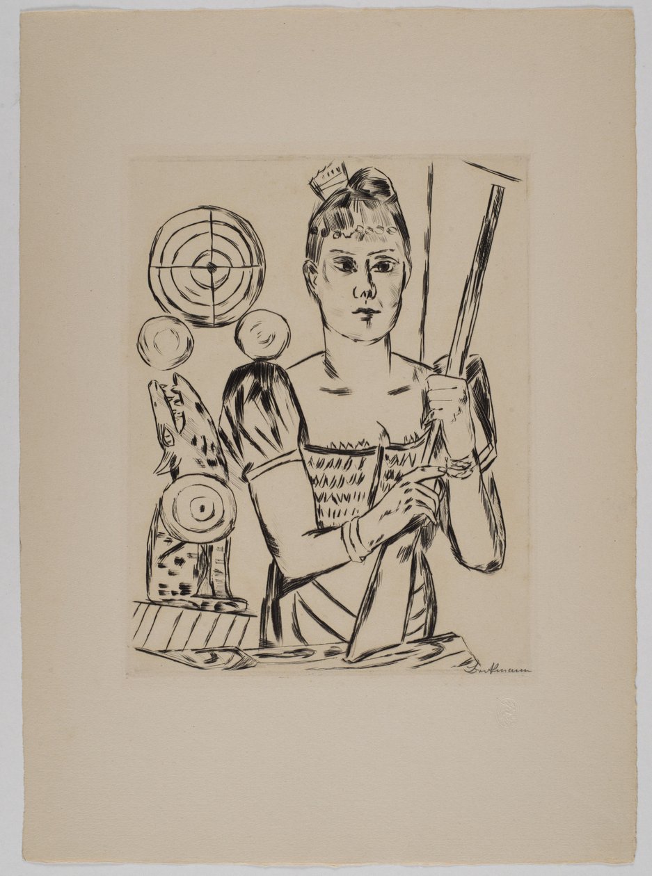 Skydebane af Max Beckmann
