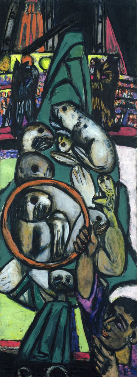 Søløver i Cirkus af Max Beckmann