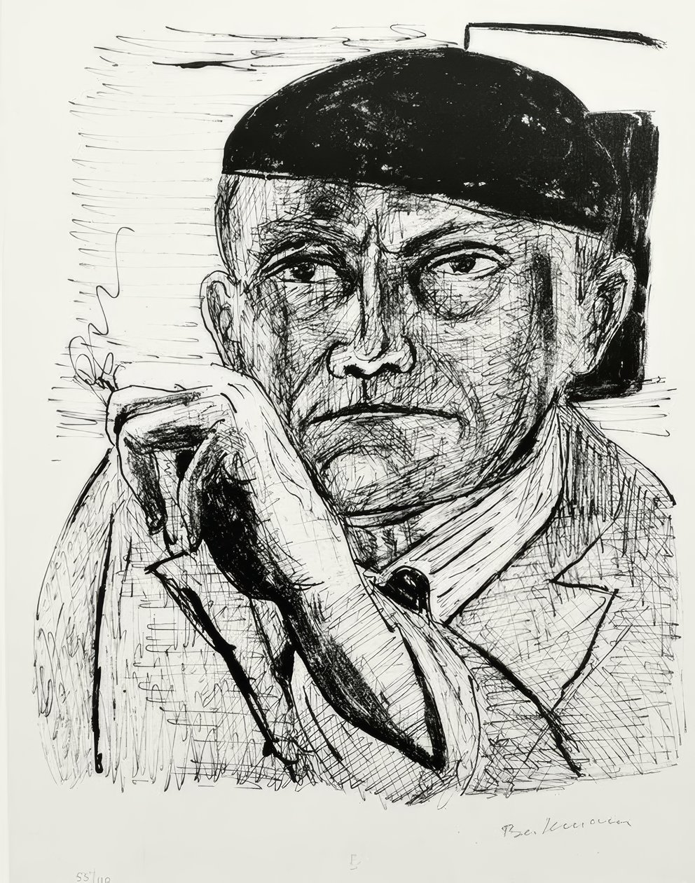 Selvportræt af Max Beckmann