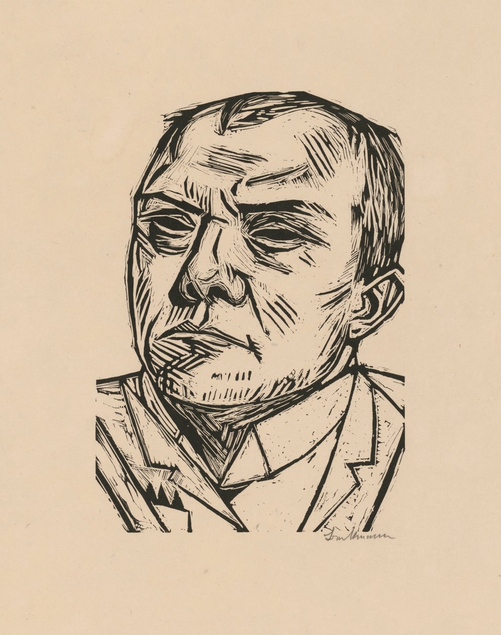 Selvportræt af Max Beckmann