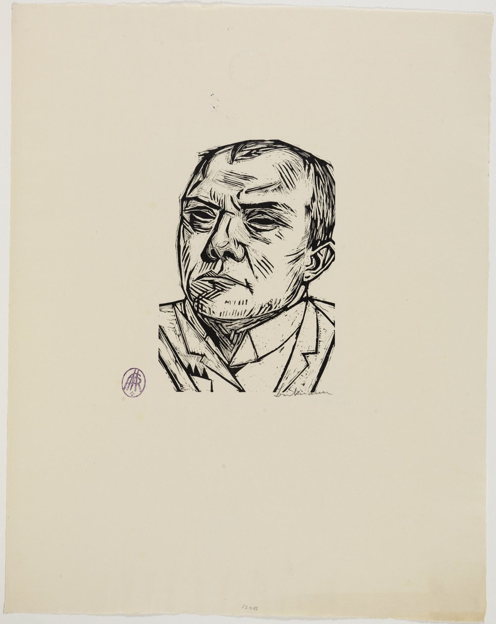 Selvportræt af Max Beckmann