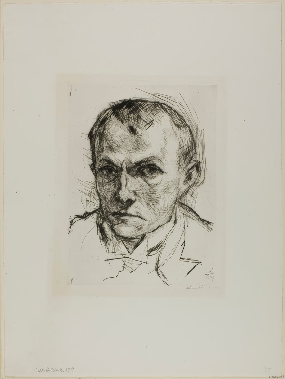 Selvportræt af Max Beckmann