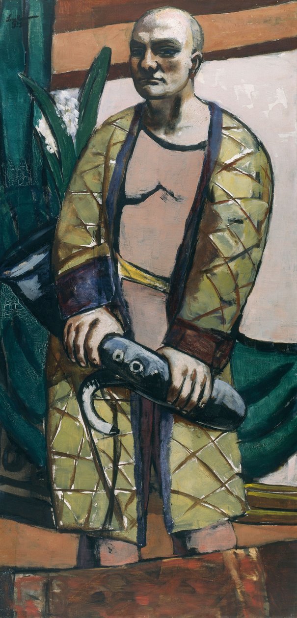 Selvportræt med saxofon af Max Beckmann