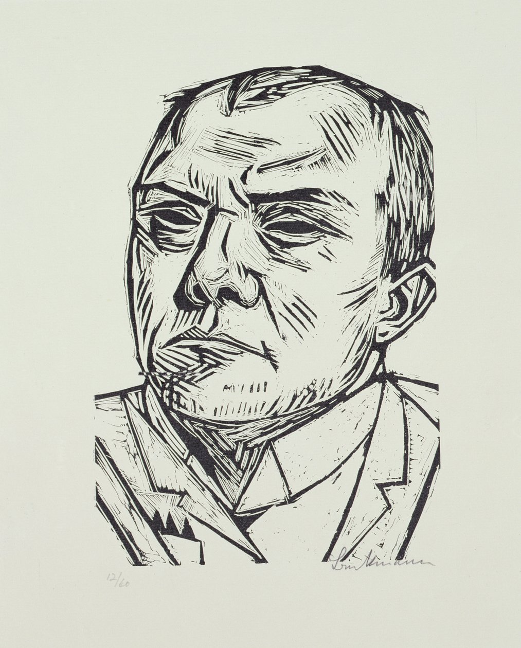 Selvportræt af Max Beckmann