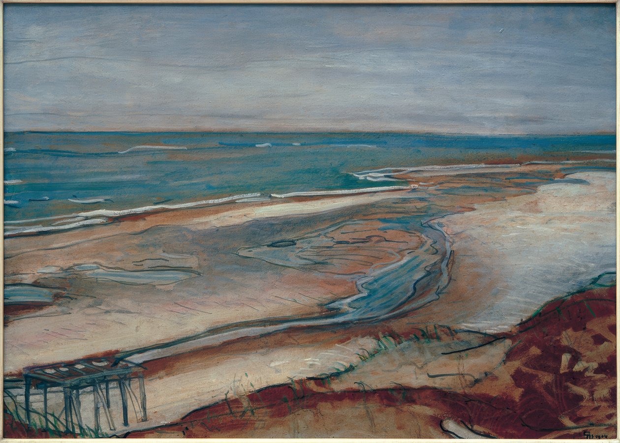 Strandlandskab af Max Beckmann