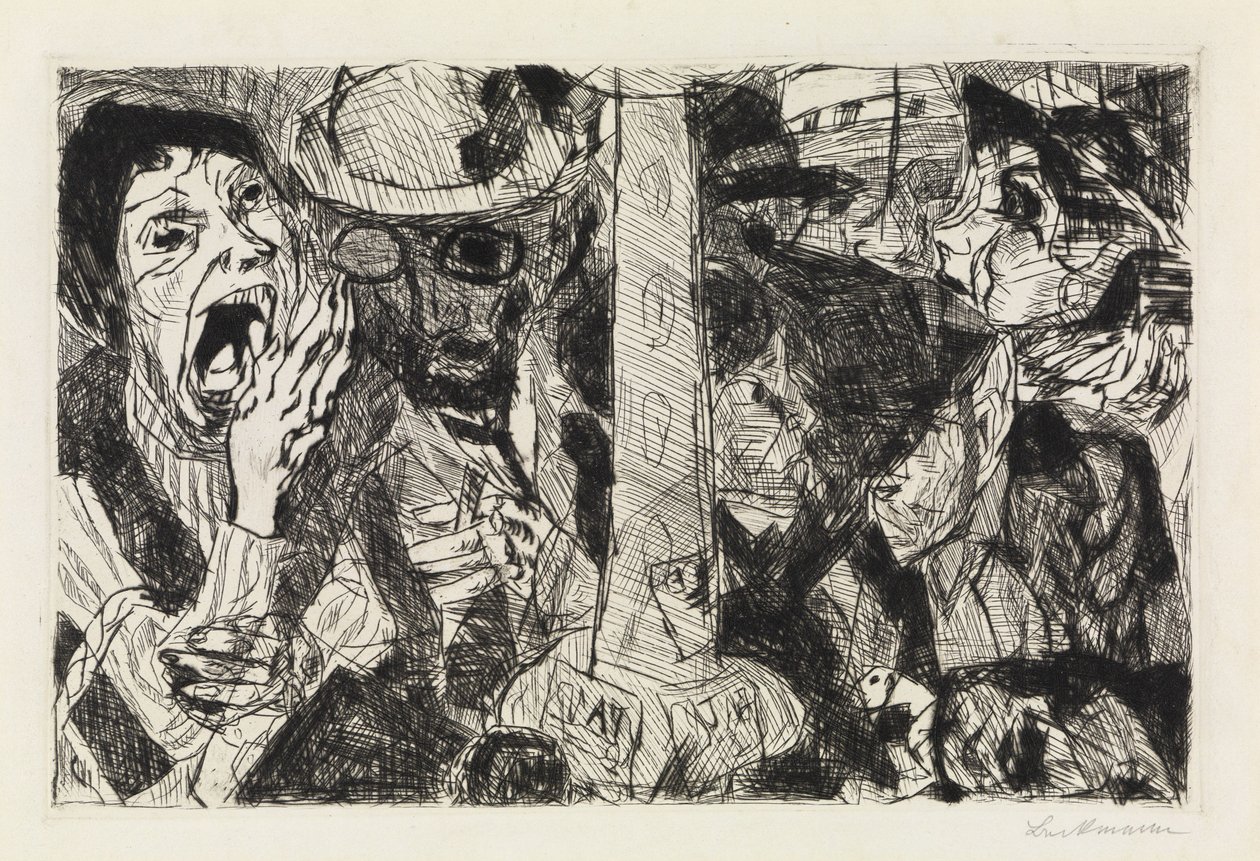 Gade II af Max Beckmann