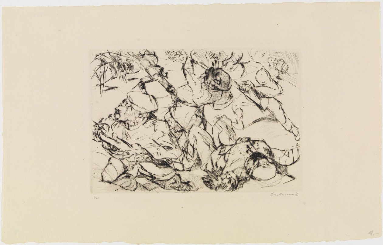Stormangreb af Max Beckmann