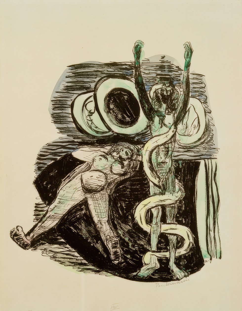 Menneskets Fald af Max Beckmann