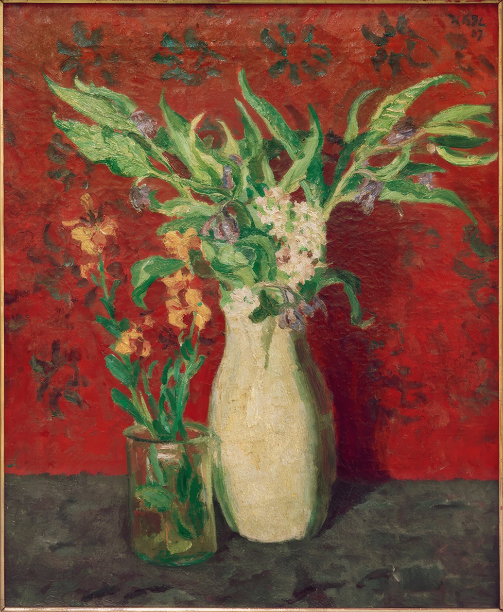 Blomster i marsken af Max Beckmann