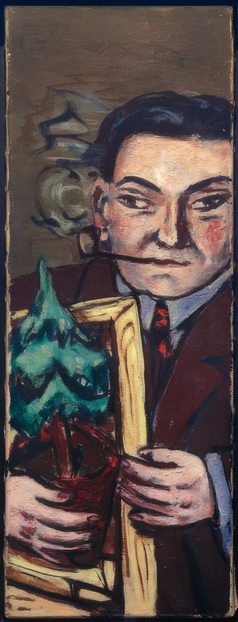 Tannenbaum tager til New York. Portræt af Herbert Tannenbaum af Max Beckmann