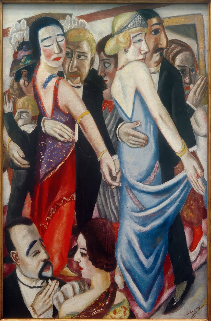 Dans i Baden-Baden af Max Beckmann