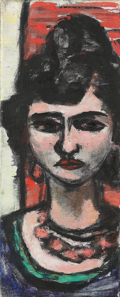 Den italienske kvinde; Italienerin af Max Beckmann