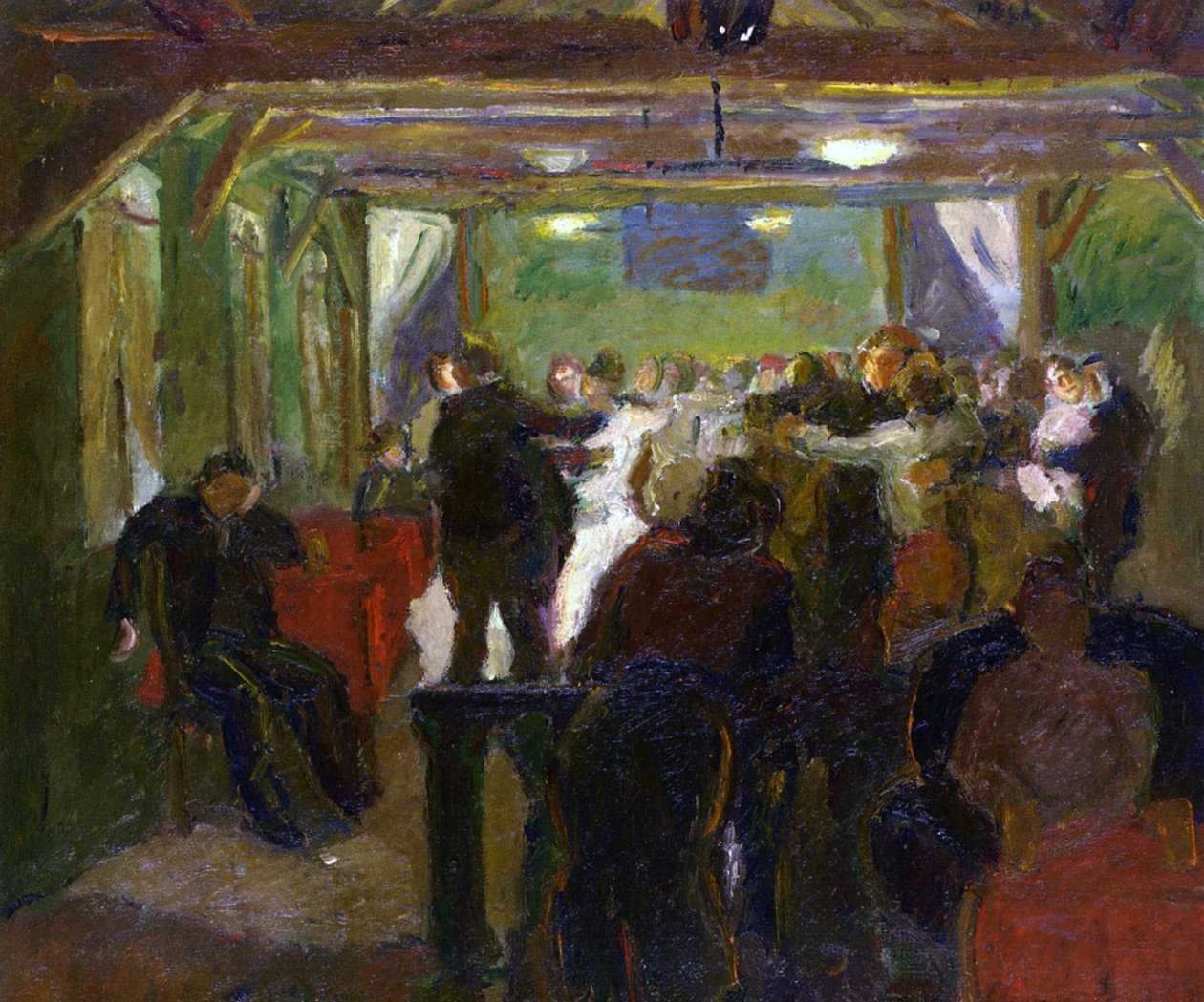 Den lokale dans af Max Beckmann