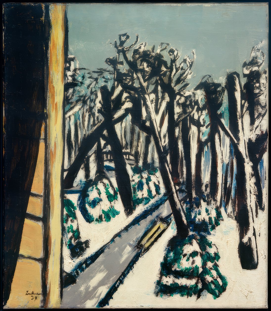 Zoo om vinteren af Max Beckmann