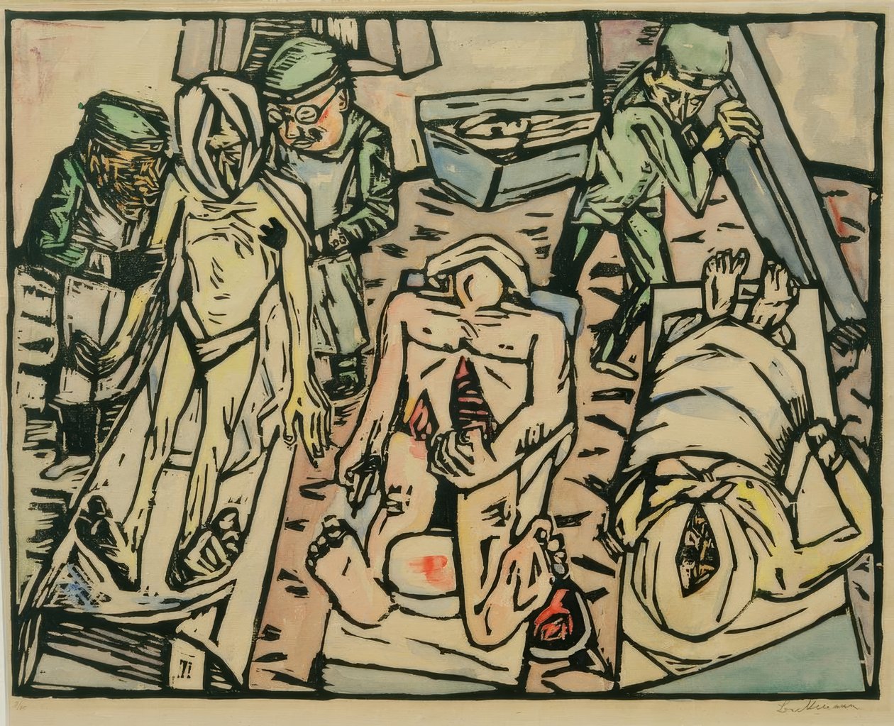 Totenhaus af Max Beckmann