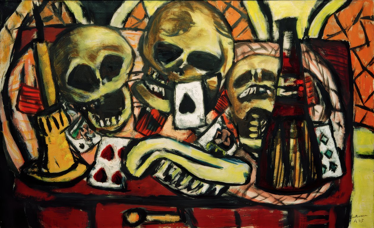 Kranie stilleben af Max Beckmann