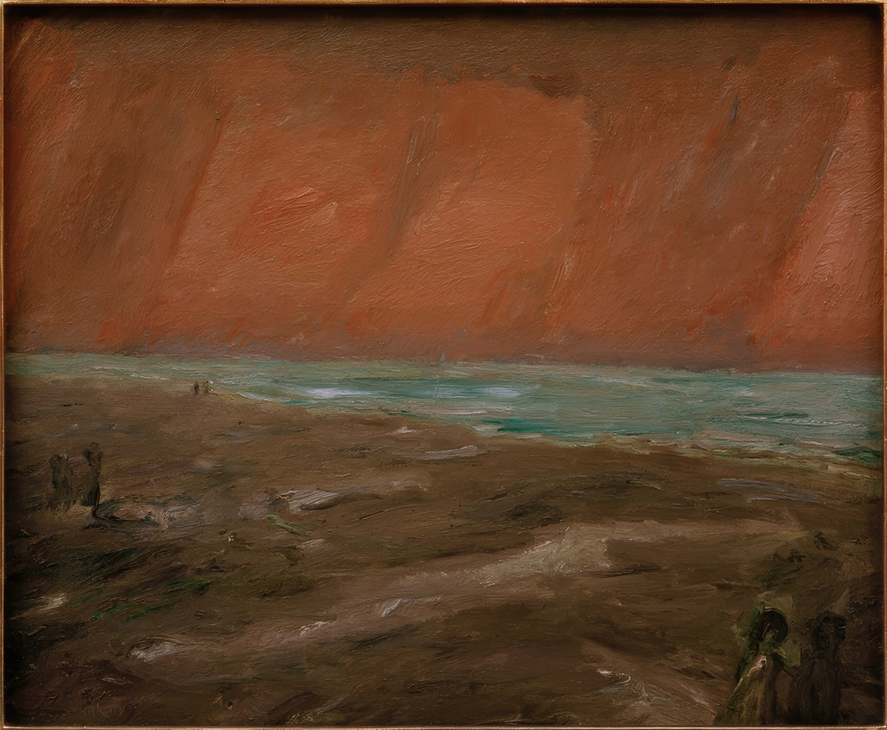 Dyster aften ved havet af Max Beckmann