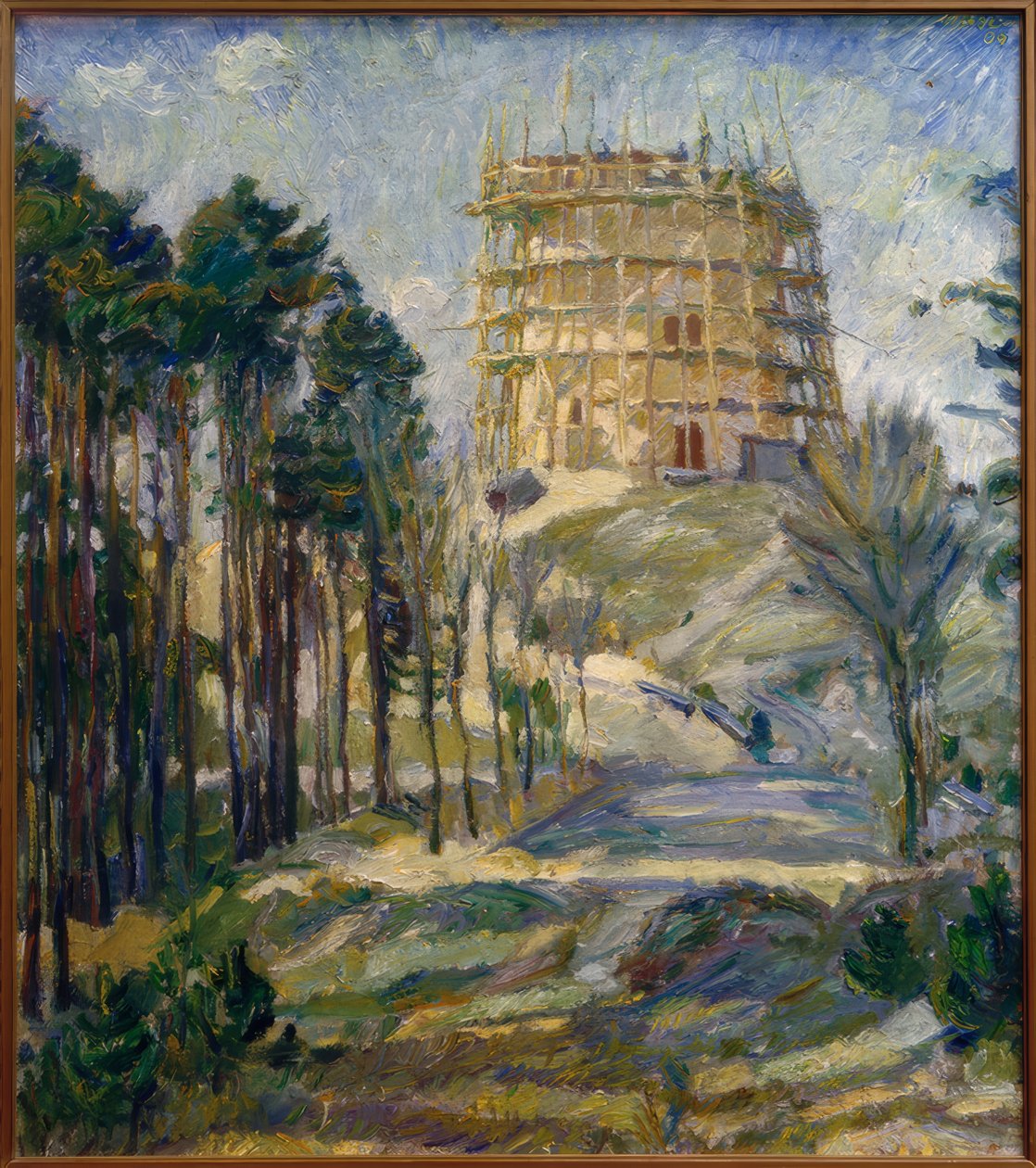 Vandtårn i Hermsdorf af Max Beckmann