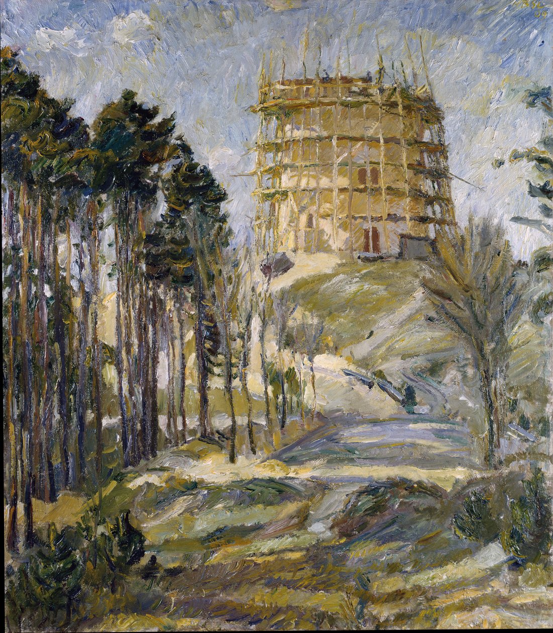 Vandtårn i Hermsdorf af Max Beckmann