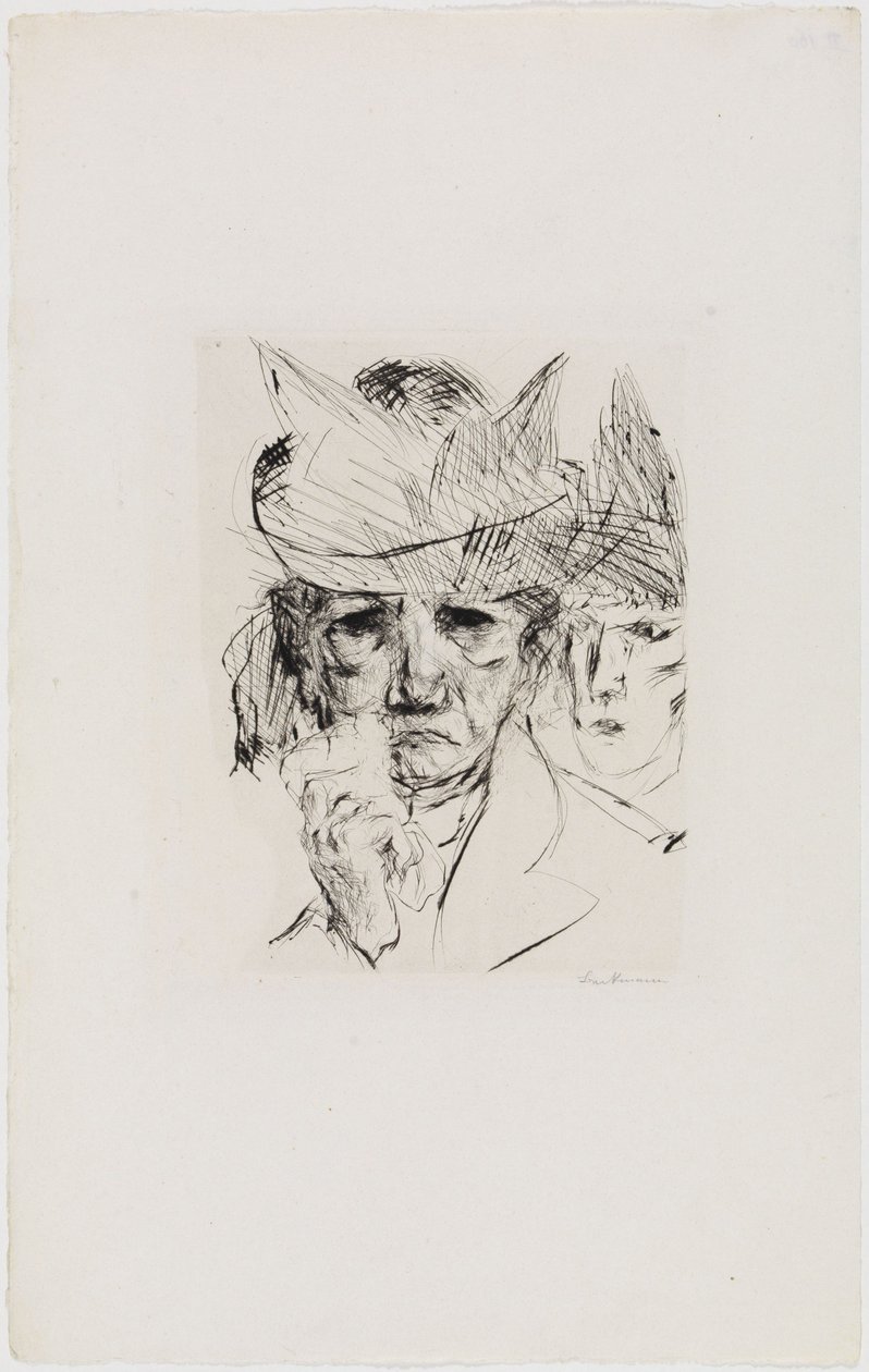 Grædende kvinde af Max Beckmann