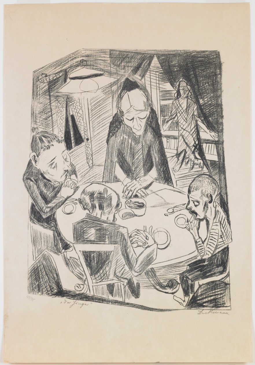 plade 5: Sult af Max Beckmann
