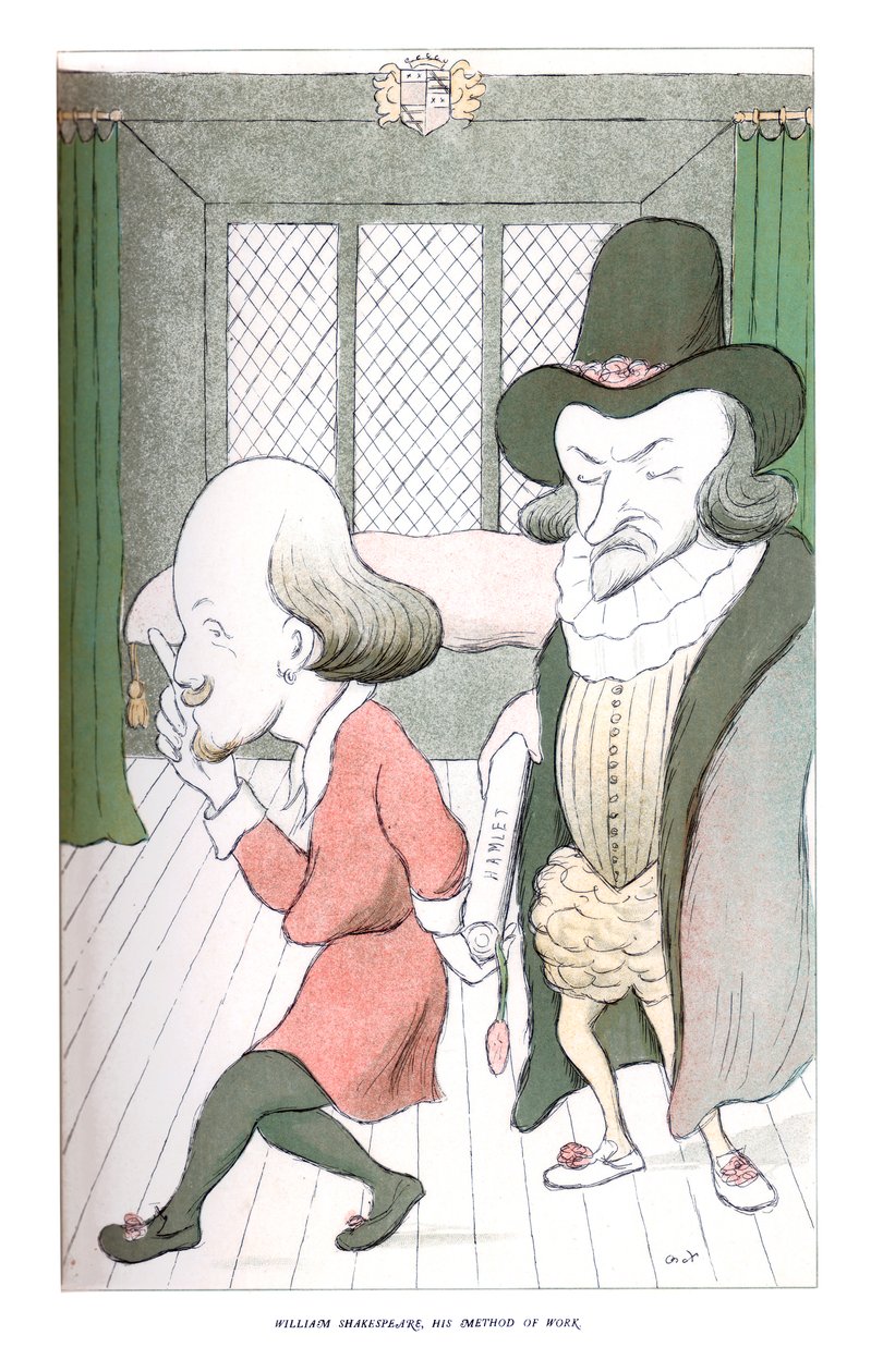 William Shakespeare, hans arbejdsmetode, 1904. af Henry Maximilian Beerbohm
