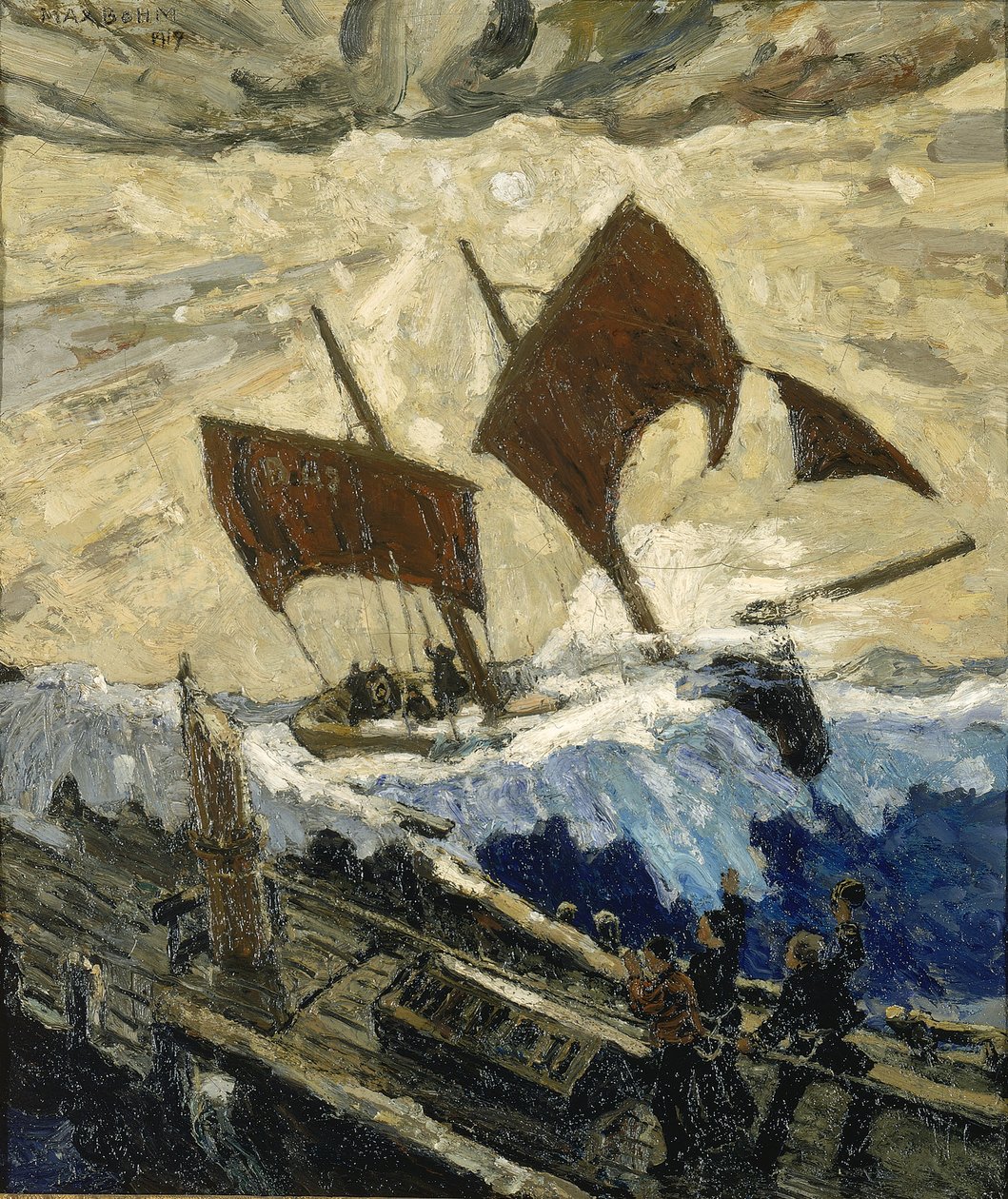 En hændelse på den engelske kanal, 1919. af Max Bohm