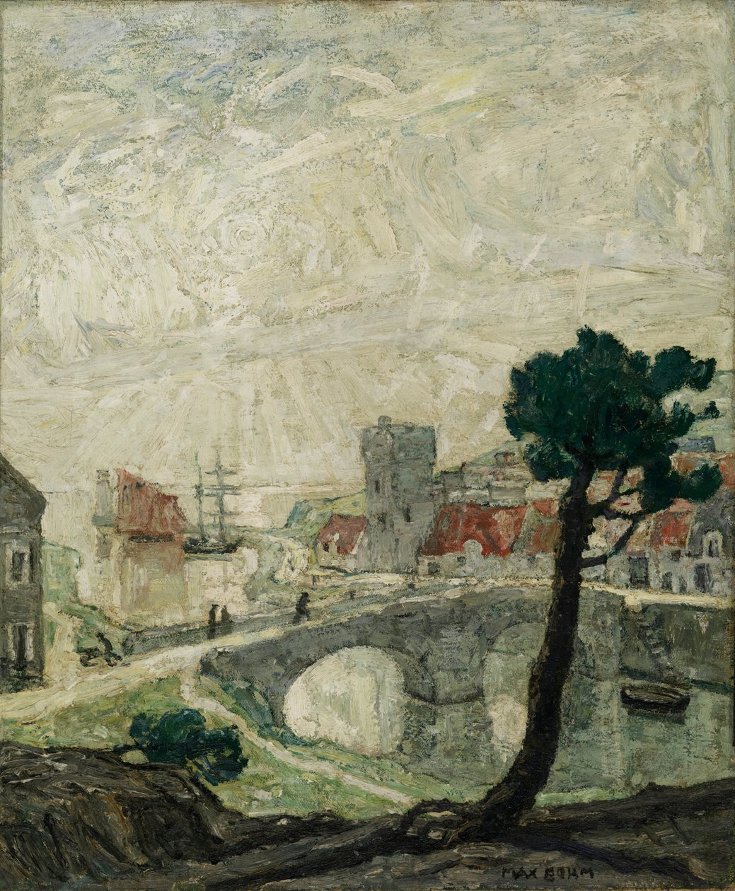 Gammel havn, 1921. af Max Bohm