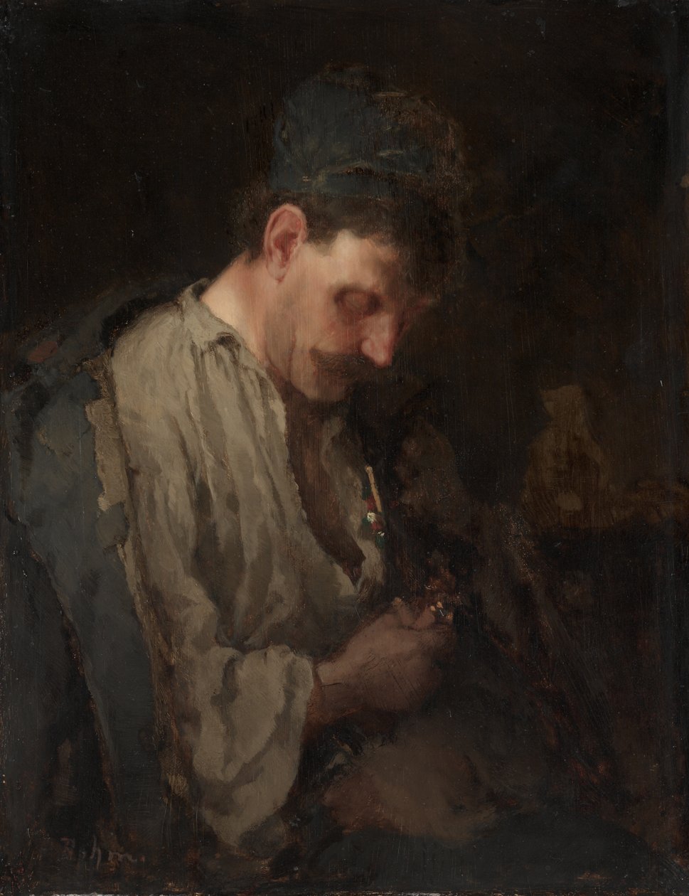 Portræt af en mand, begyndelsen af 1890