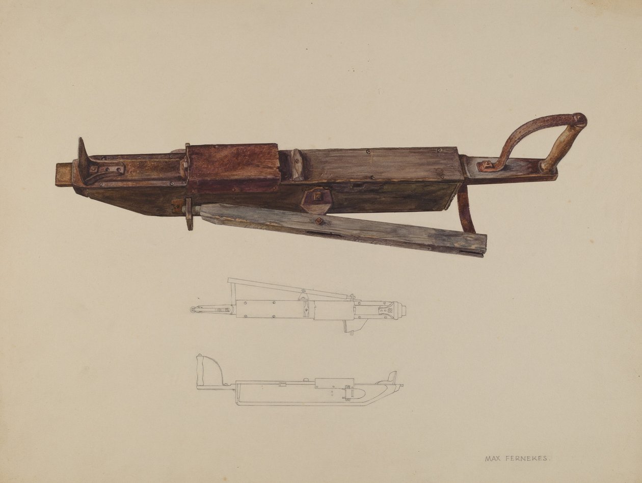 Kornplanter, ca. 1938. af Max Fernekes