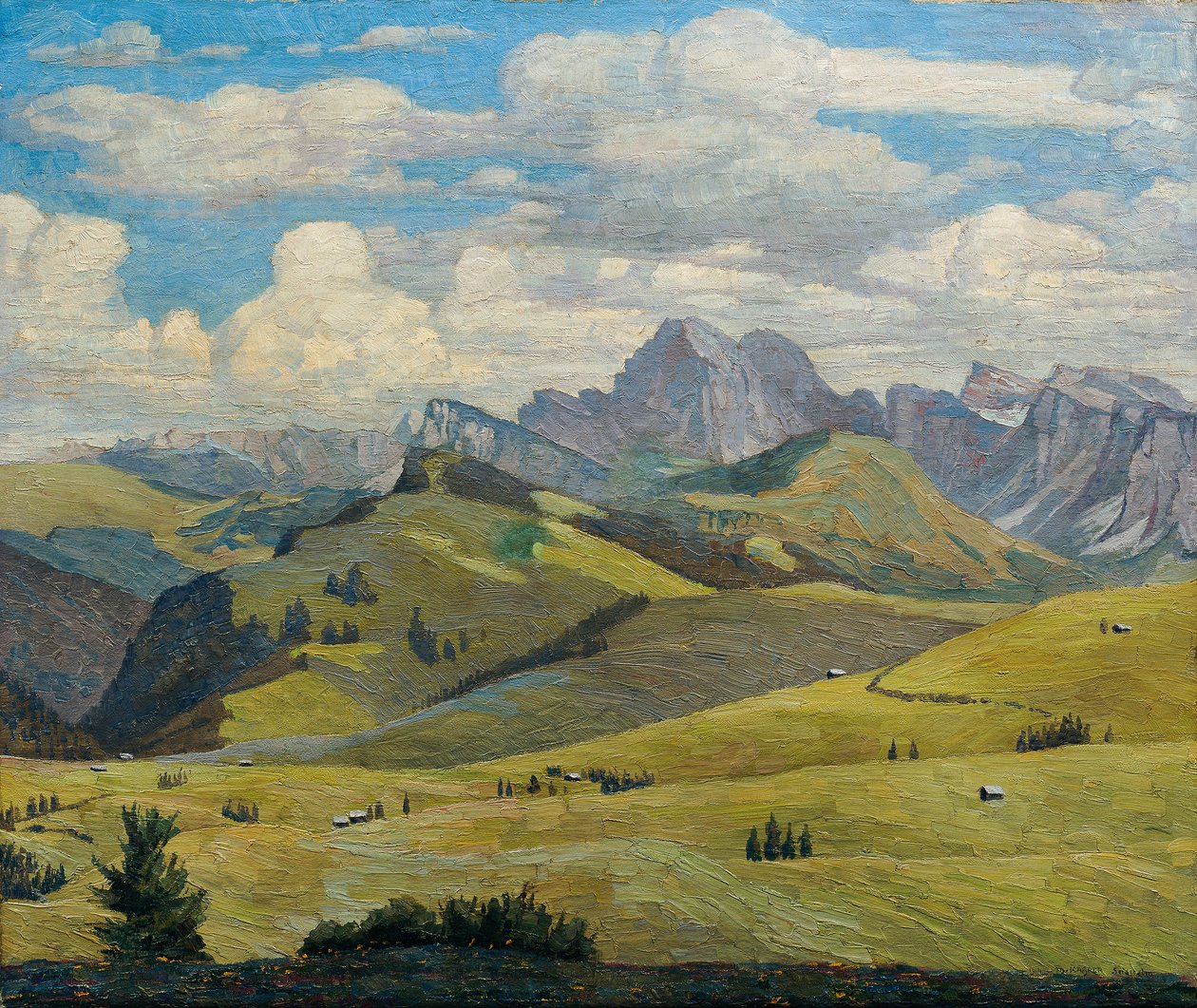 Alpe di Siusi (Sydtyrol) af Max Kahrer