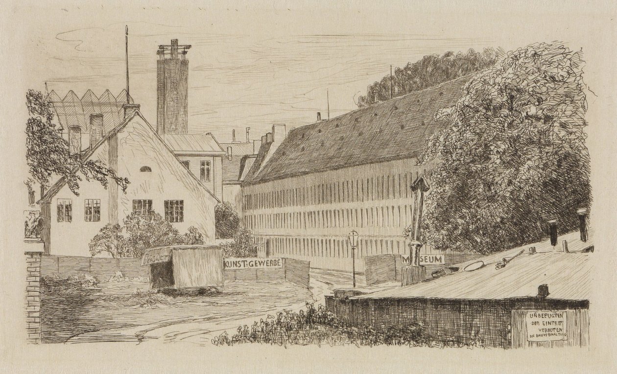 Det gamle kunstindustrimuseum af Max Klinger