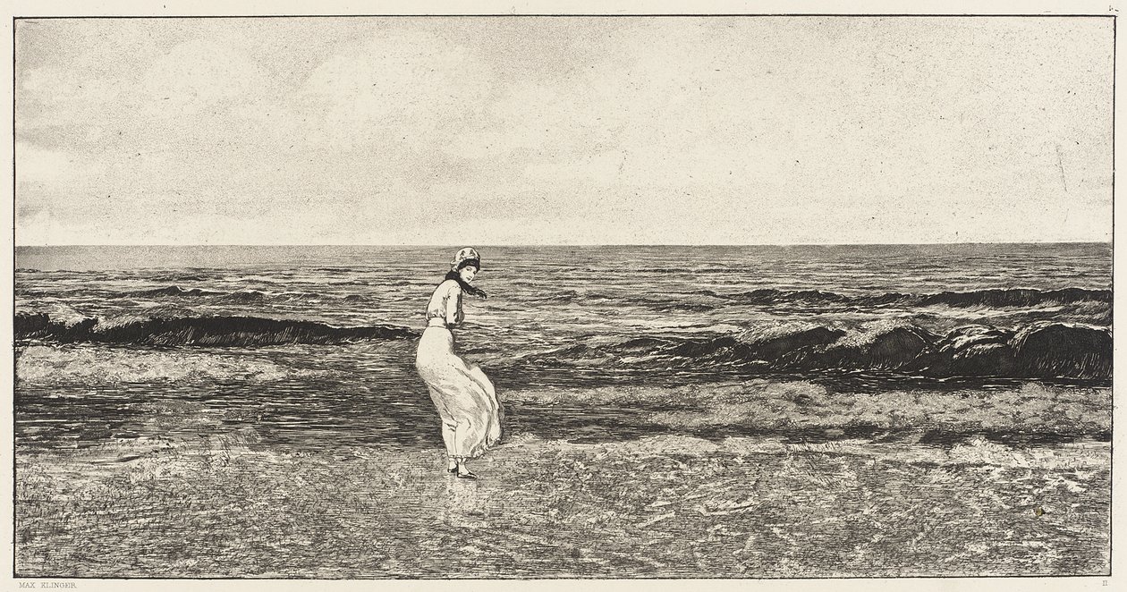 Ved havet af Max Klinger