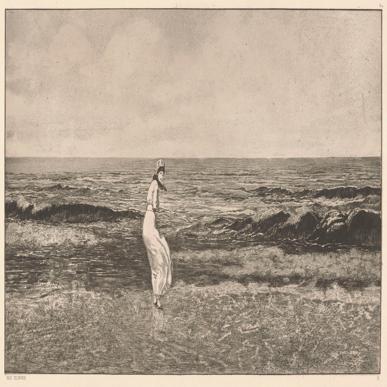 Ved havet. af Max Klinger