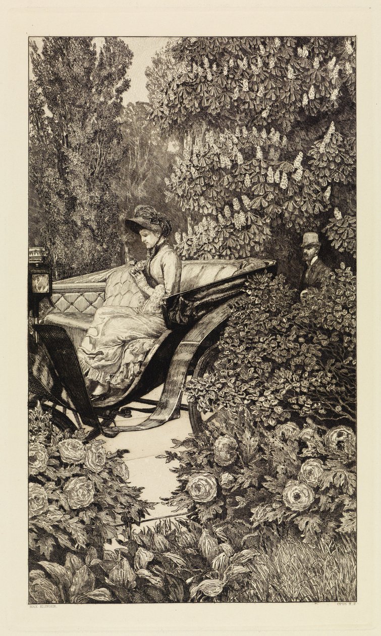 Møde (Første møde) (En kærlighed, opus X, side 2) af Max Klinger