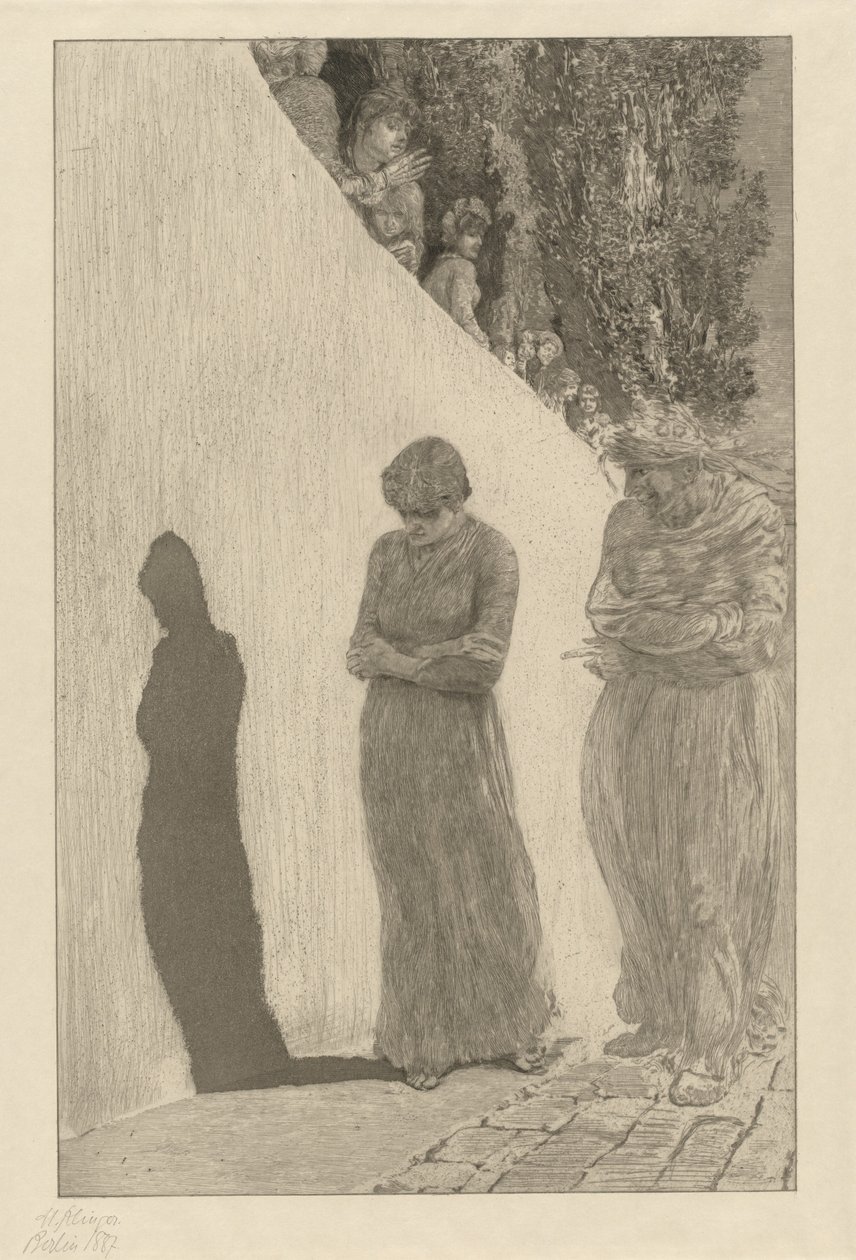 Vanære (Schande): pl. 9 af Max Klinger