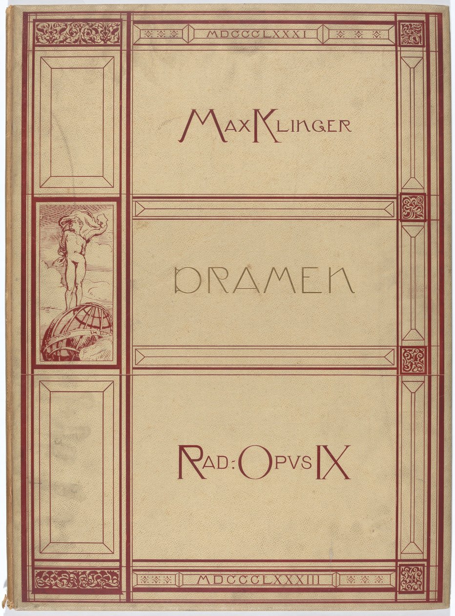 Dramaer: VI motiver i X ark. Raderinger Opus IX af Max Klinger