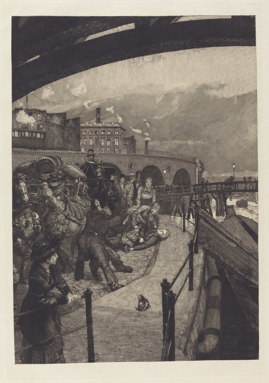 Et mord Et mord, 1883. af Max Klinger