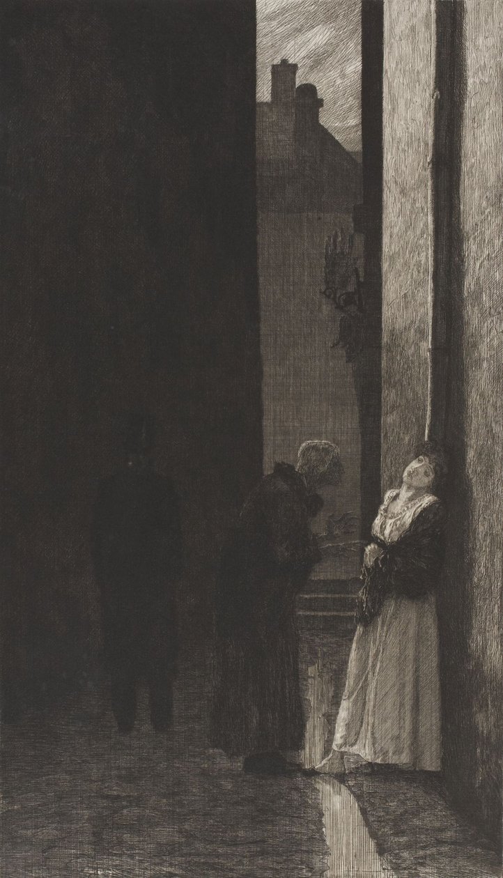 Et skridt (One step), fra Dramen Opus IX (Dramas) af Max Klinger