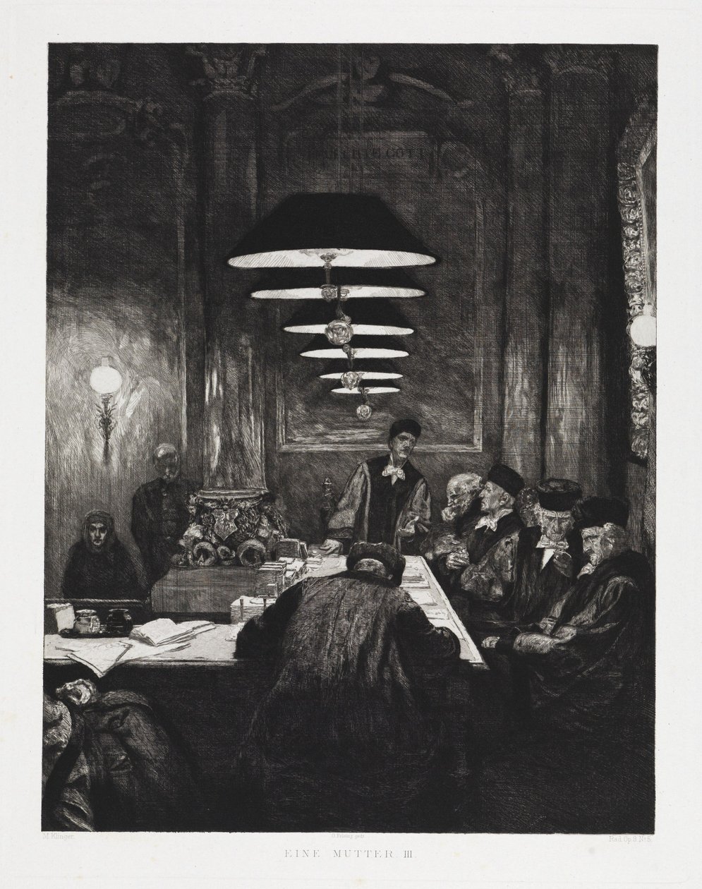 En mor III (Dramaer, opus IX, blad 5) af Max Klinger