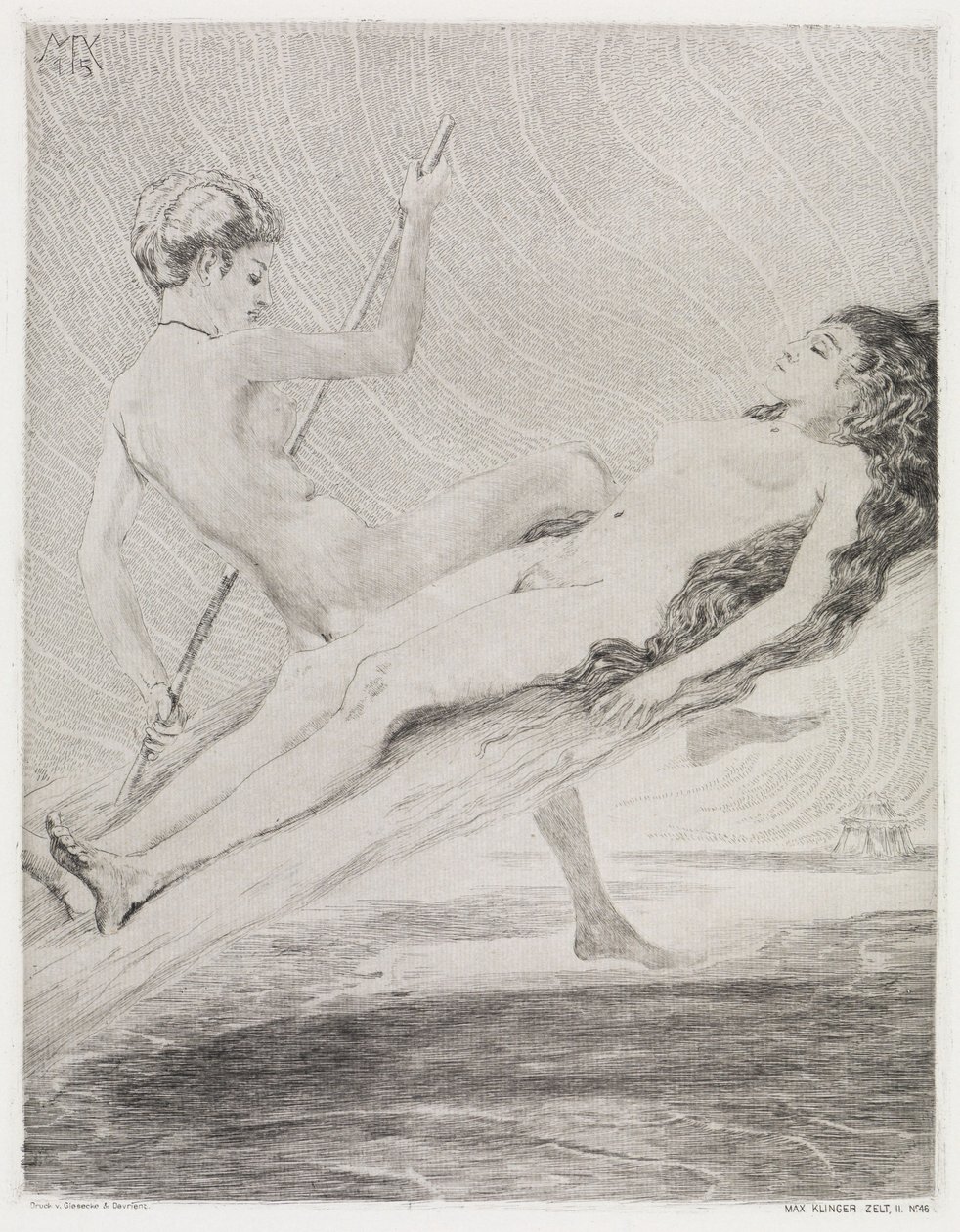 Slutning (Telt, Opus XIV, 2. del, nr. 46) af Max Klinger
