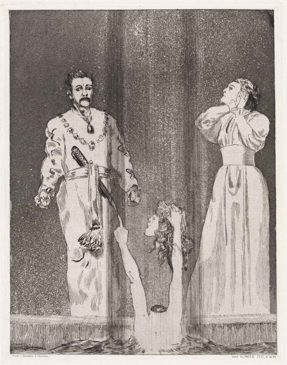 Rædsel (Telt, opus XIV, 2. del, nr. 44) af Max Klinger
