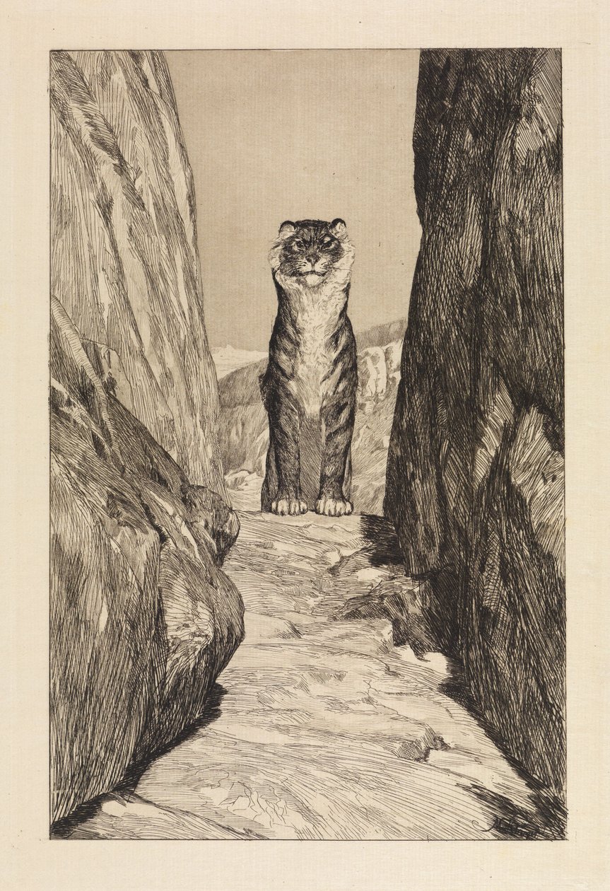 Første fremtid (Eva og fremtiden, opus III, blad 2) af Max Klinger