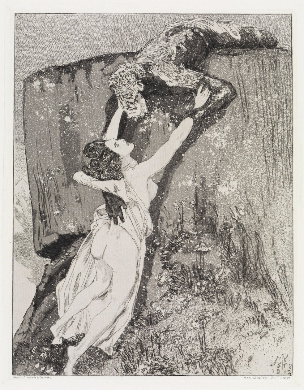Fugue (Telt, Opus XIV, 1. del, nr. 21) af Max Klinger